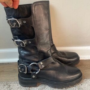 Frye Olivia Moto Boots